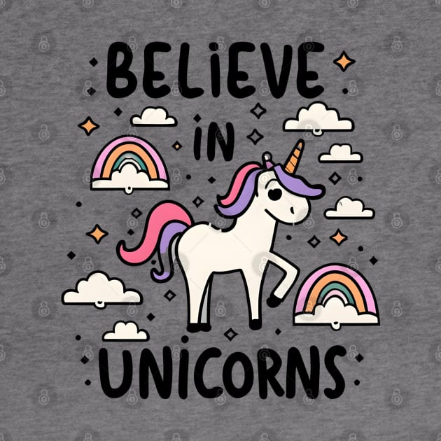 I believe in unicorns by NomiCrafts